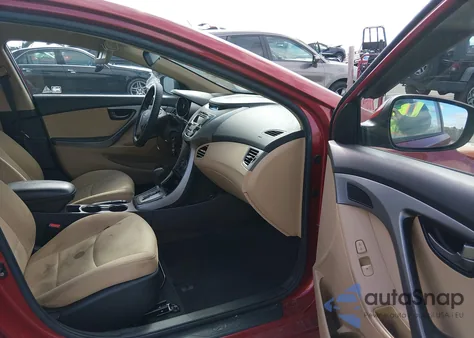 2013 Hyundai Elantra Gls z USA, uszkodzony, nr VIN KMHDH4AE3DU808865